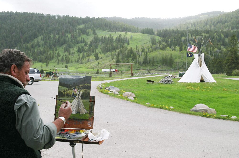 Paco Young Plein Air Painting