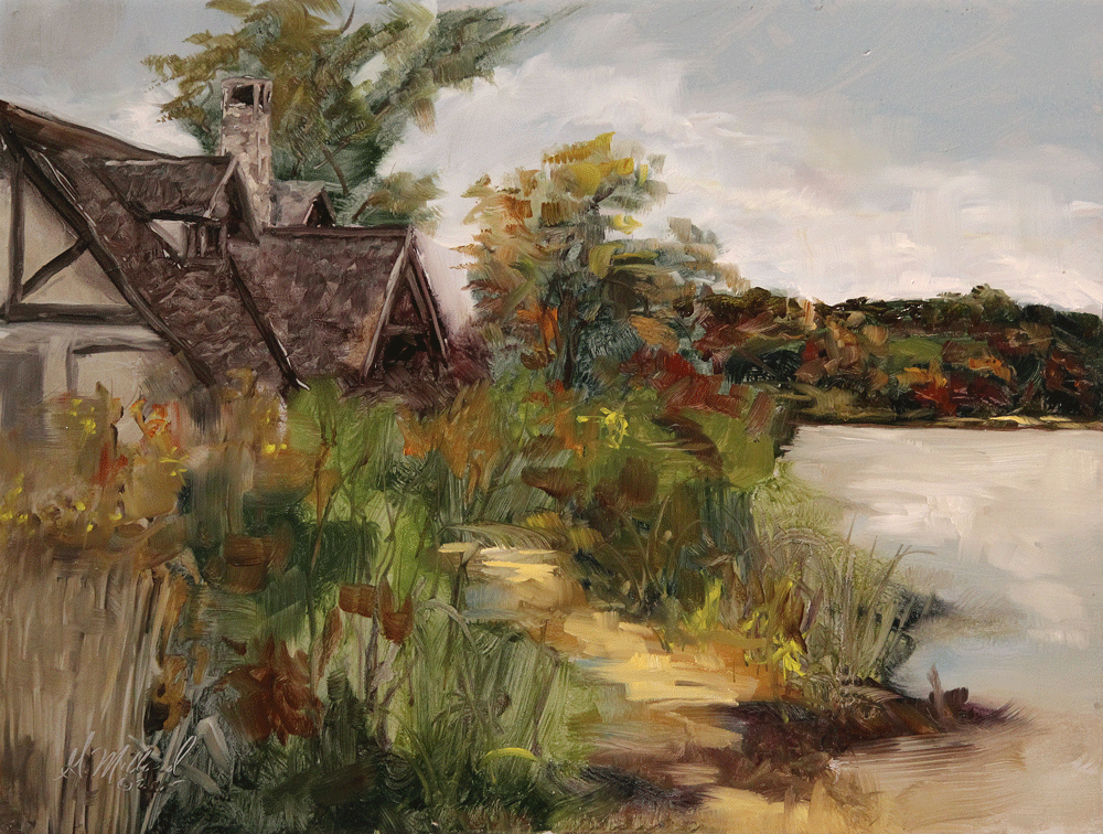 Hidden, Door County, Wisconsin - Plein Air - Gary Millard