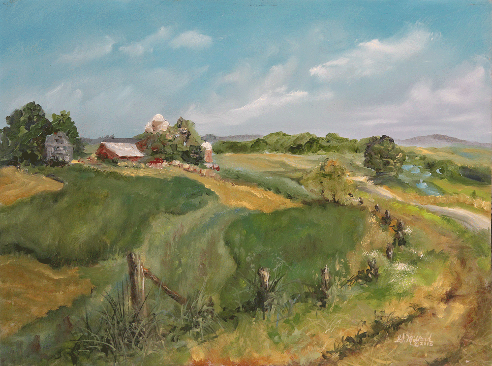 Mineral Point Country Side, Wisconsin - Plein Air - Gary Millard