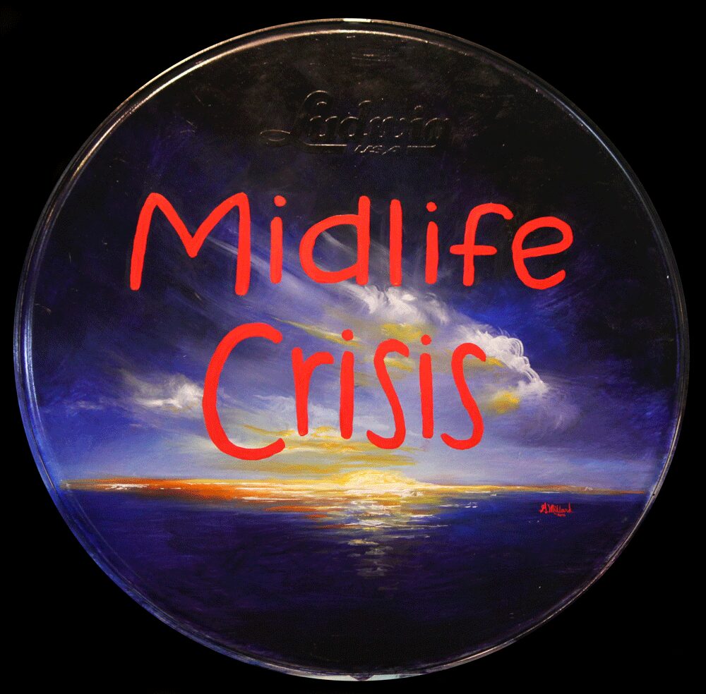 Mid Life Crisis Bass Drum Head