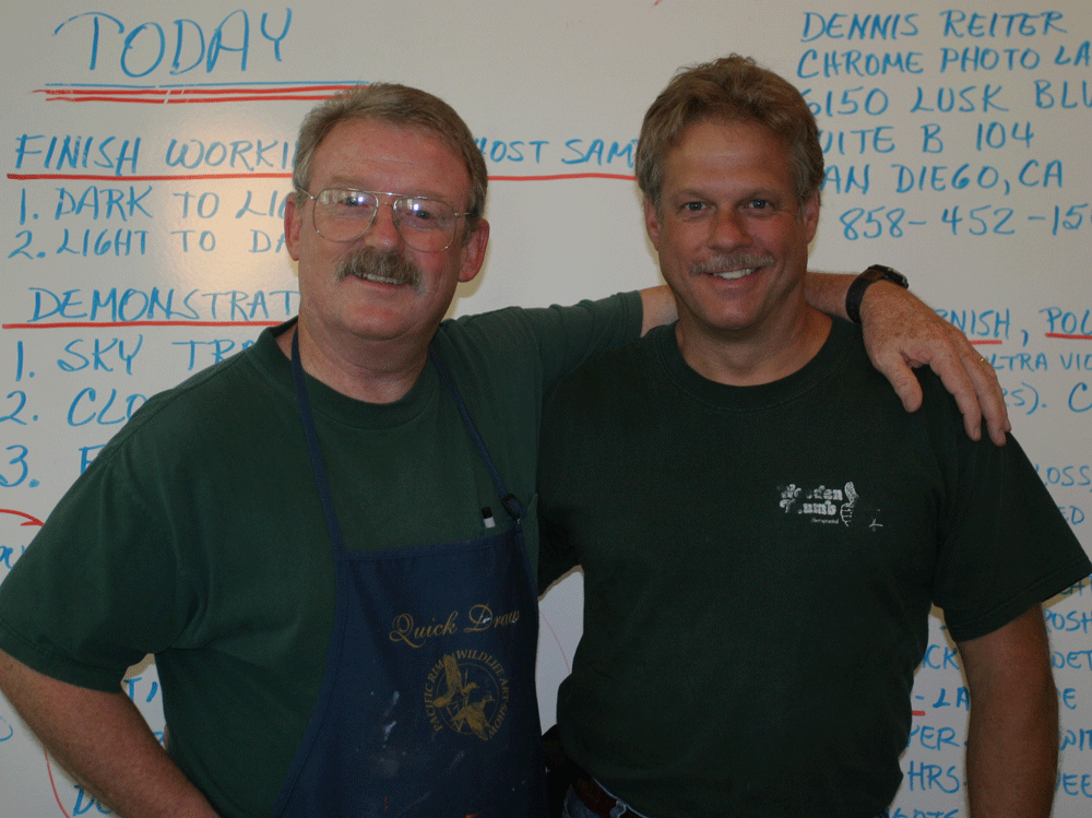 Rock Newcomb and Gary July 2006