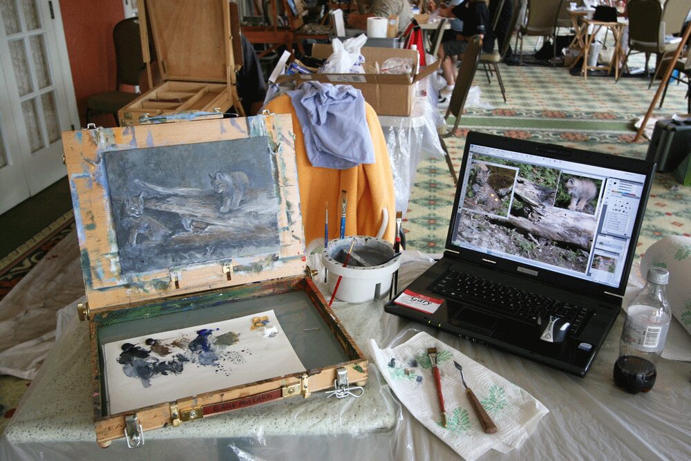 Gary's Setup during Johns Class