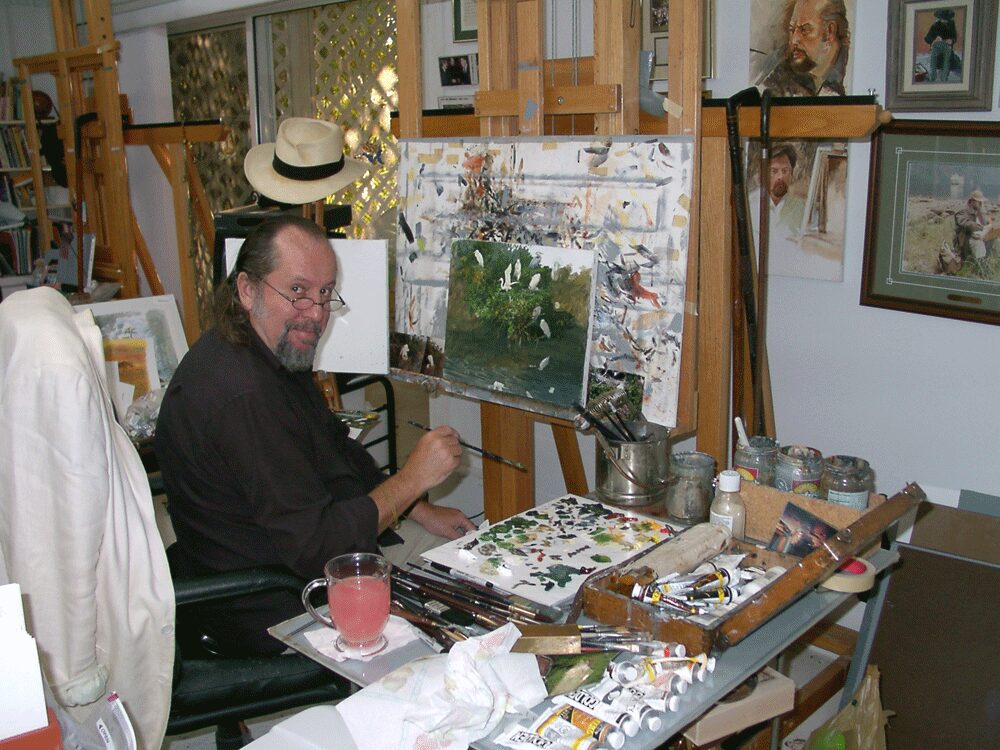John Seerey-Lester in his element